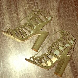 Olive greens heels